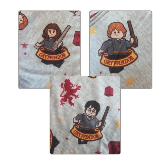 NWT -Harry Potter LEGO Union Suit Pajamas - Boy/ Girl 6/6x - Picture 4 of 7